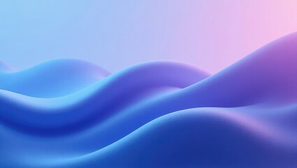 Obraz premium Blue wave lines flow in a swirling abstract design