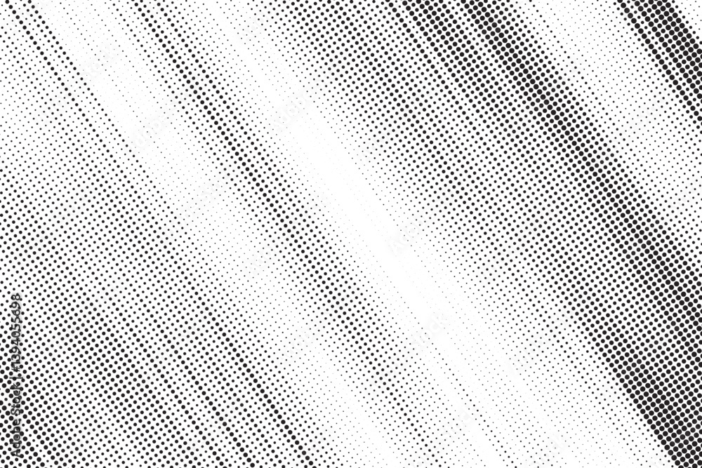 Poster Halftone background vector, abstract backdrop design with two tone pattern and copy space for edit your content