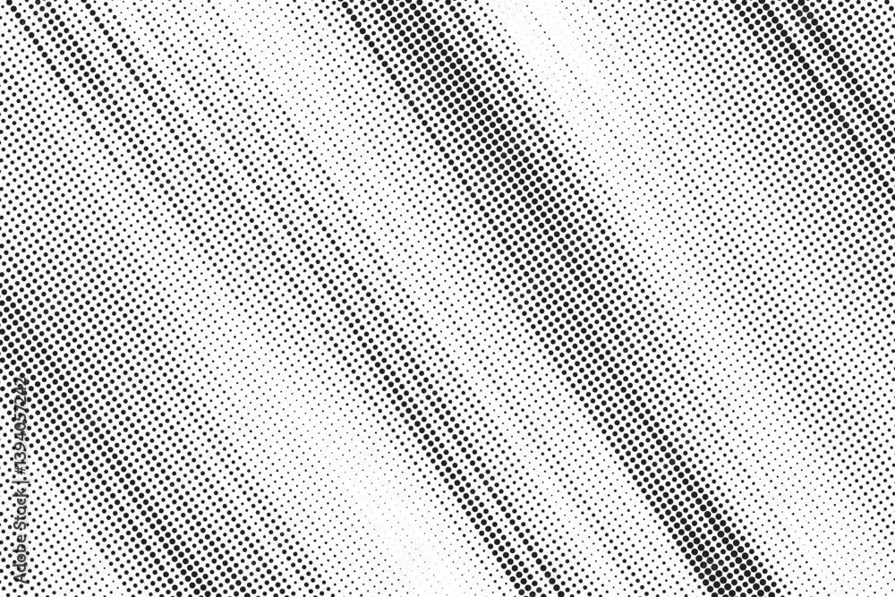 Poster Halftone background vector, abstract backdrop design with two tone pattern and copy space for edit your content