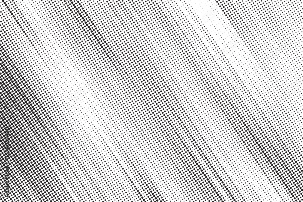 Aufkleber Halftone background vector, abstract backdrop design with two tone pattern and copy space for edit your content