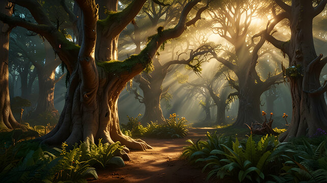 The Majestic Flight of an Eagle Over Rugged Horizons