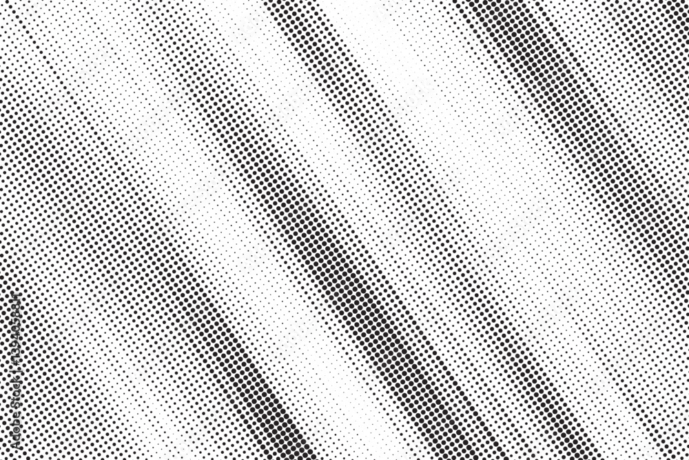 Poster Halftone background vector, abstract backdrop design with two tone pattern and copy space for edit your content
