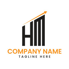  Minimalist Arrow Growth Logo Design