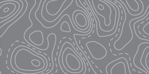 Abstract Vector Earth Relief Map with Conceptual Elevation Changes, Set Against a Black Background, Combining Artistic Geometric Lines and Fluid Topographic Layers for a Luxurious Visual