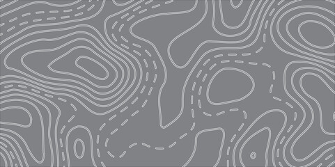 Abstract Vector Earth Relief Map with Conceptual Elevation Changes, Displayed on a Bold Black Background, Using Flowing Geometric Layers and Topographic Lines for a Refined, High-Contrast Artist