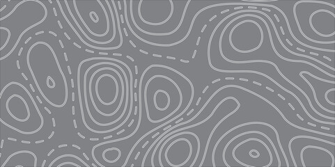 Abstract Vector Earth Relief Map with Conceptual Elevation Changes, Displayed on a Bold Black Background, Using Flowing Geometric Layers and Topographic Lines for a Refined, High-Contrast Artist