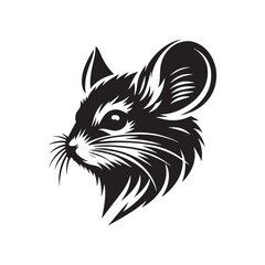 Jerboa Vector Silhouette - Minimalist Jerboa Design - Illustration of Jerboa.
