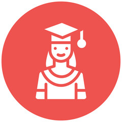 Graduated Lady Icon