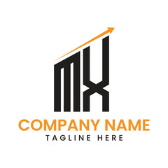  Minimalist Arrow Growth Logo Design