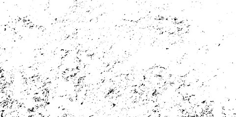 Distress urban overlay spotted concrete grain surface grainy noise rust wall grunge black splatter and white background. damaged chalk crack rough ink wall texture.	