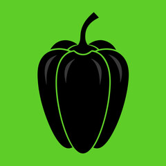 vector green pepper