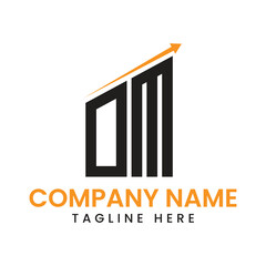  Minimalist Arrow Growth Logo Design