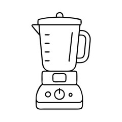 blender icon, blender line art - simple line art of blender, perfect for blender logos and icons