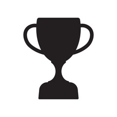 Trophy cup icon, victory cup icon. Trophy icon.