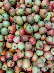 lots of apples fruits for food as background