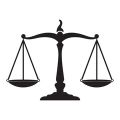 scales of justice vector.