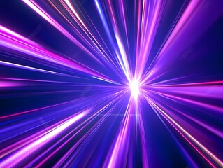 Bright purple and pink light streaks emanating from a central point