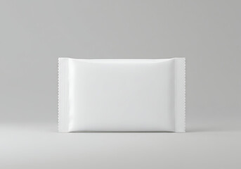 White blank snack bar wrapper mockup template for product branding use