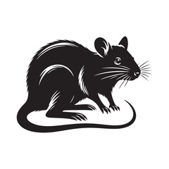 Kangaroo Rat Silhouette - Minimalist Kangaroo Rat - Kangaroo Rat Design - Illustration Of  Kangaroo Rat.