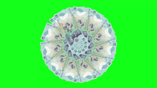 Brunei Dollar Animation - HD Currency in Motion