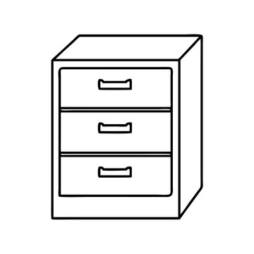 recommend clip art: storage cabinet icon, storage cabinet line art - simple line art of storage cabinet, perfect for storage cabinet logos and icons