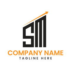  Minimalist Arrow Growth Logo Design