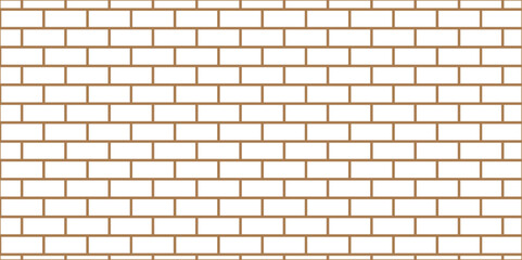 Obraz premium Abstract bathroom wall and floor brick wall texture background. white brick vector illustration texture of the wall with masonry Bricks laid in rows background. 
