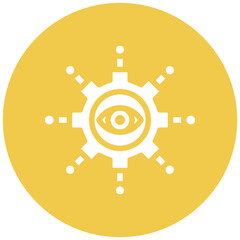 Eye Setting Vector Icon