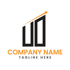  Minimalist Arrow Growth Logo Design