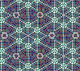 Tartan fabric pattern. Mixed plaid, checkered, gingham texture for tablecloth, picnic, bedsheet, curtain, skirt, gift tag etc printing
