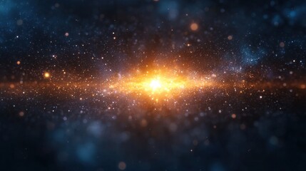 Fototapeta premium Stunning Cosmic Background with Bright Stars and Galactic Dust in Deep Space