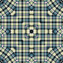 Tartan fabric pattern. Mixed plaid, checkered, gingham texture for tablecloth, picnic, bedsheet, curtain, skirt, gift tag etc printing