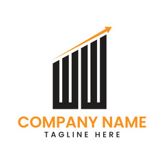  Minimalist Arrow Growth Logo Design