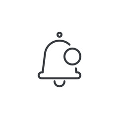 Notification bell line icon