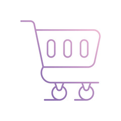 E-commerce Cart icon vector stock illustration