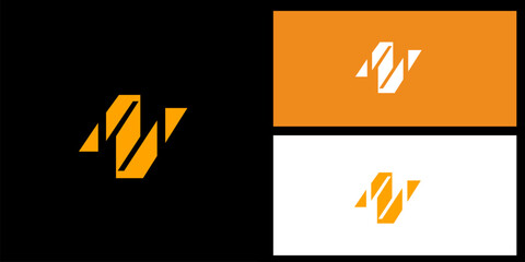 N Letter Logo Design Modern, Geometric, Minimalist, Brand Identity, Vector Illustration