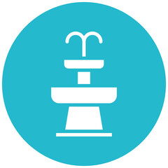 Fototapeta premium Fountain Icon