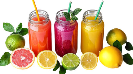 Fototapeta premium fresh fruit juice