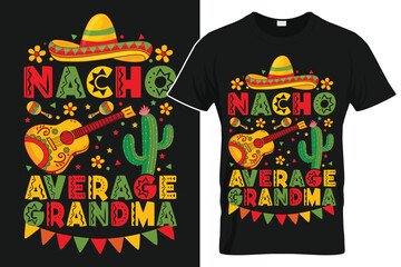 Nacho Average Grandma Funny Cinco de Mayo TShirt