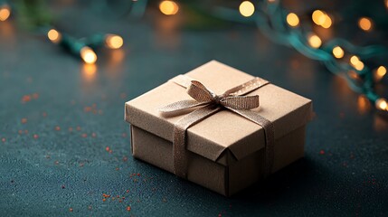 Gift box with lights