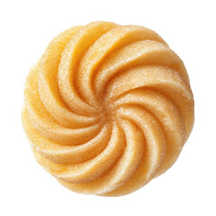 Fototapeta premium Golden and fluffy cinnamon sugar donut with a perfectly soft interior rich cinnamon aroma, isolated white background, modern art style