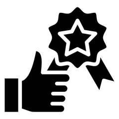 Quality glyph icon