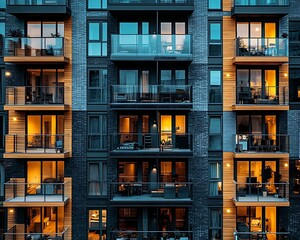 Modern Apartment Building Facade (1)