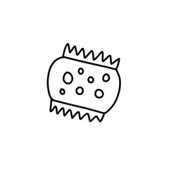 hand drawn candy icon