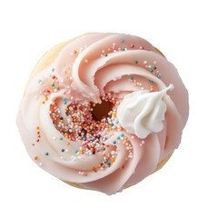 Donuts on transparent background