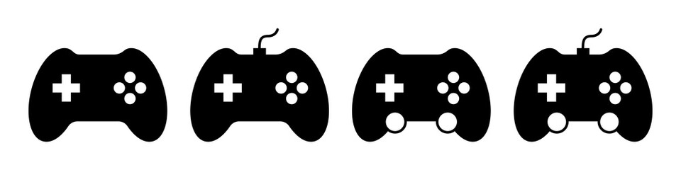 The Best Gamepad Icon Vector Set. Gaming Controller Vector Icon in line style design. Symbol of Game Console. Vector illustration. © mytour