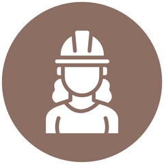 Female Engineer Icon