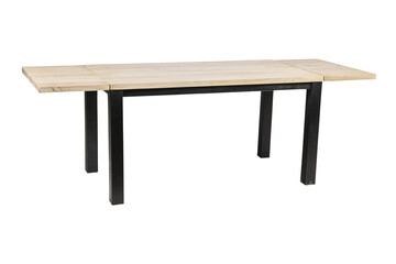 wooden table isolated  Table à manger extensible
