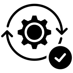 Consistency glyph icon