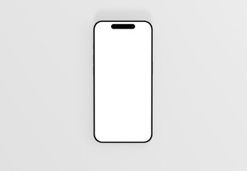 mobile phone with blank screen